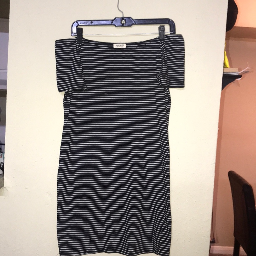 Stripped Mini-Dress